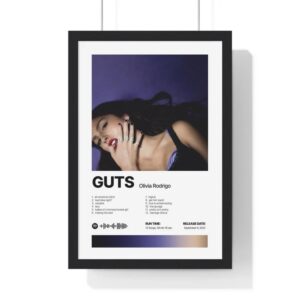 GUTS Olivia Rodrigo Album Print Satin Poster