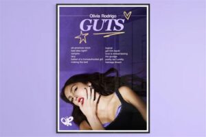 Guts Olivia Rodrigo Album Poster