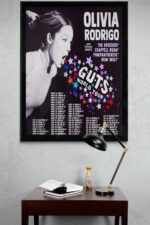 Olivia Rodrigo Guts world tour poster