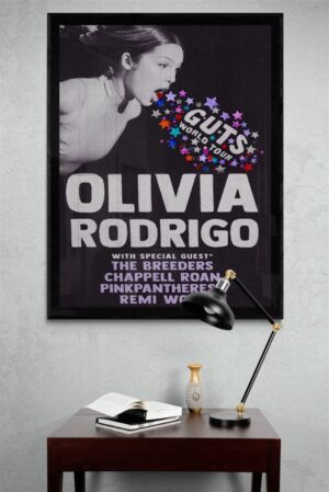 Olivia Rodrigo Guts world tour poster 2