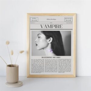 Vampire Newspaper Poster