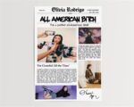 Y2K All American Bitch Newspaper Poster